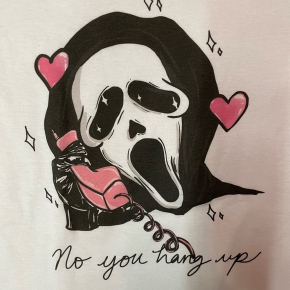 Ghost face womens graphic tshirt - Picture 2 of 2